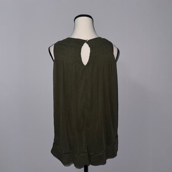 Banana republic green blouse women’s size small - Picture 5 of 8